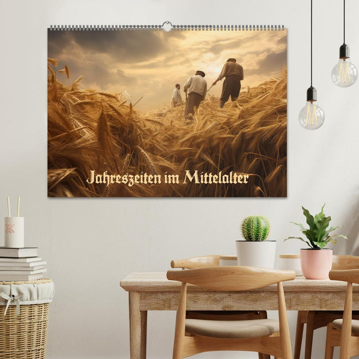 Jahreszeiten im Mittelalter (CALVENDO Wandkalender 2027)