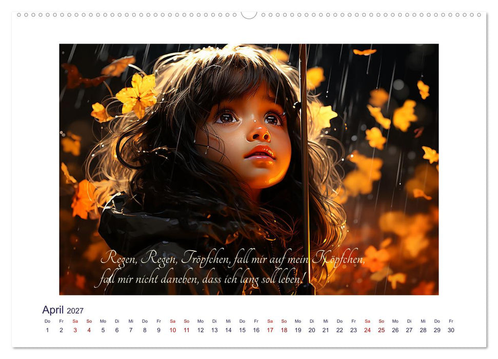 Kinderreime (CALVENDO Premium Wandkalender 2027)