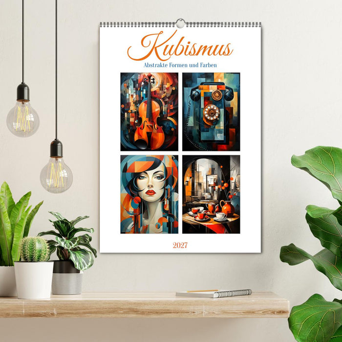 Kubismus - Abstrakte Formen und Farben (CALVENDO Wandkalender 2027)