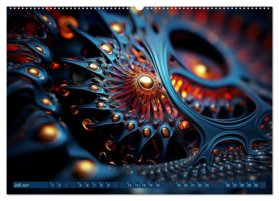 Fraktaler Zauber (CALVENDO Premium Wandkalender 2027)