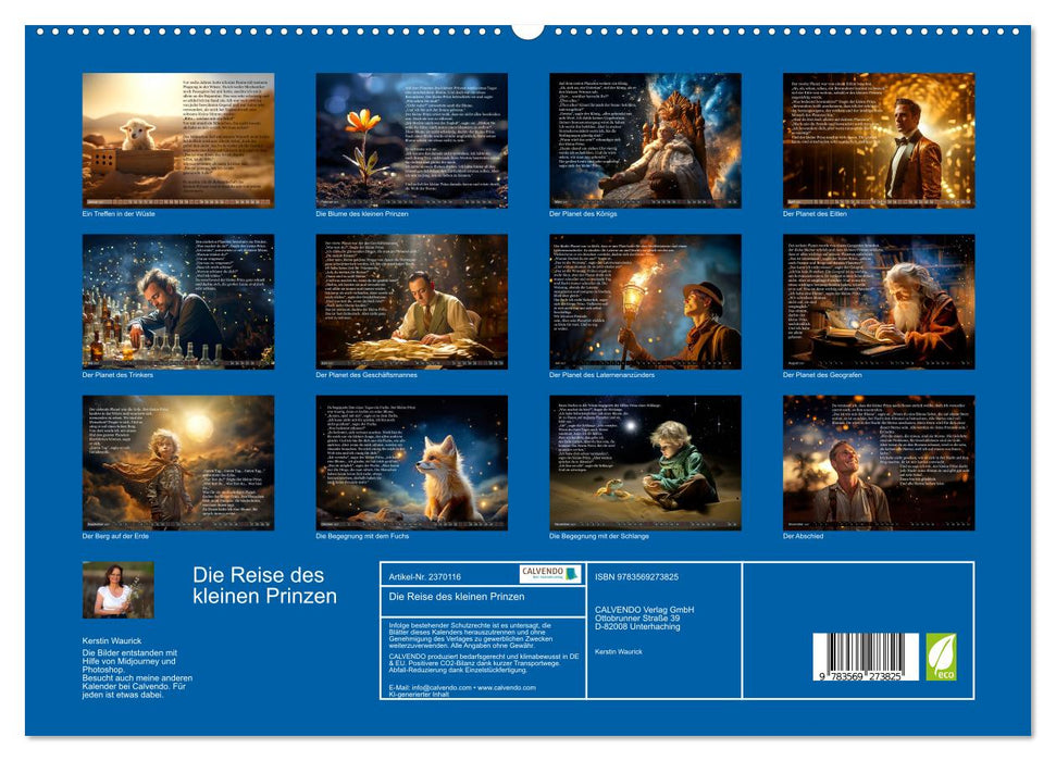 Die Reise des kleinen Prinzen (CALVENDO Premium Wandkalender 2027)