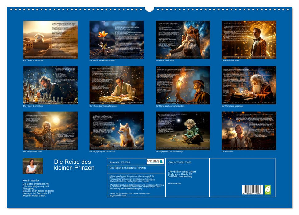 Die Reise des kleinen Prinzen (CALVENDO Wandkalender 2027)