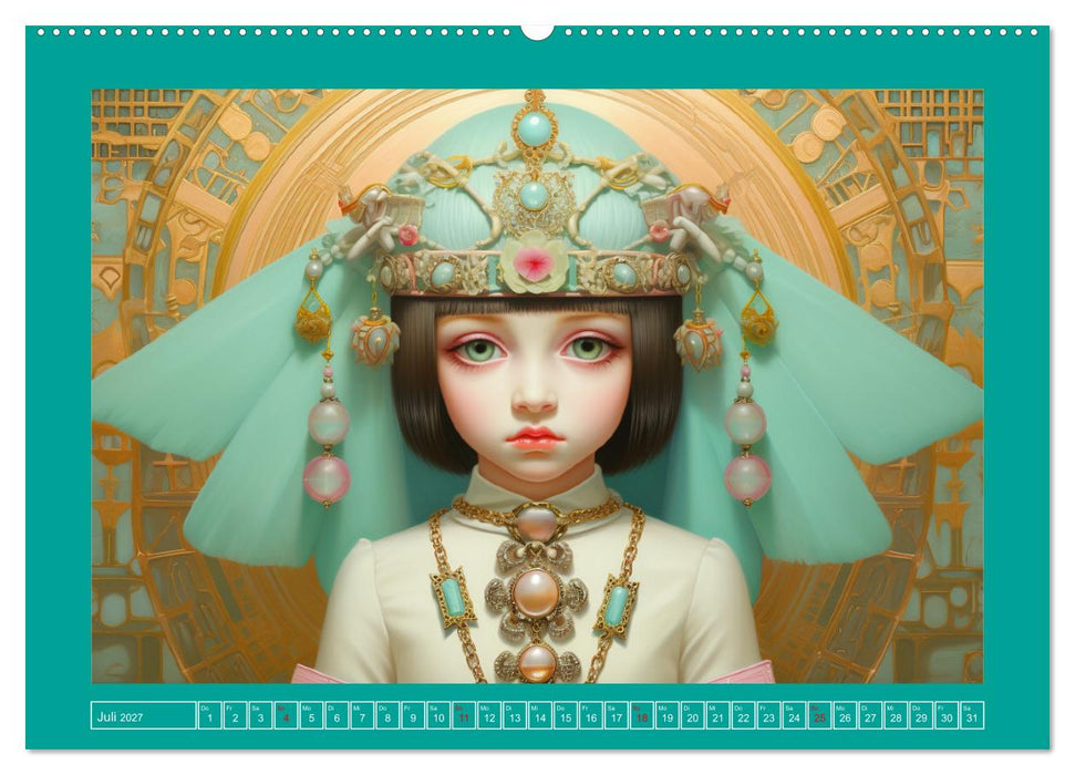 Im Ägypten der Antike. Surrealistische Illustrationen (CALVENDO Premium Wandkalender 2027)