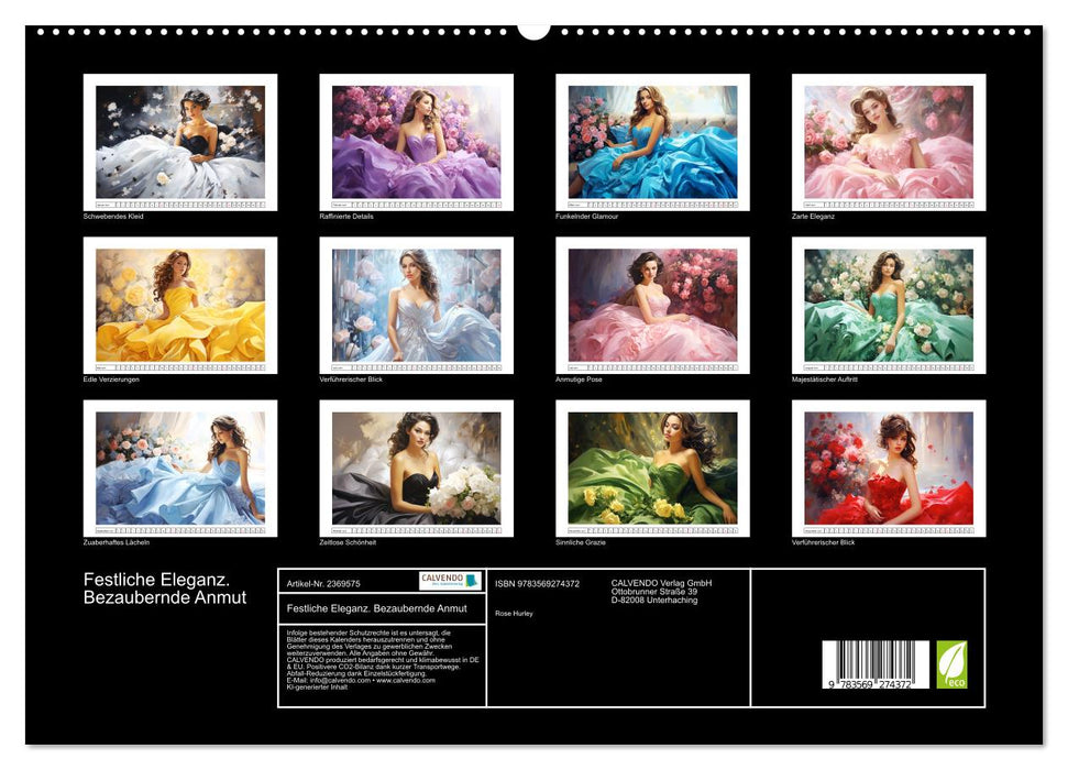 Festliche Eleganz. Bezaubernde Anmut (CALVENDO Premium Wandkalender 2027)