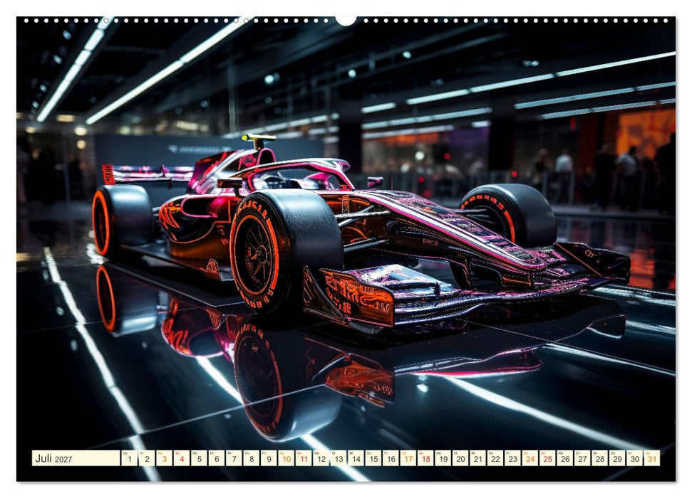 Rennwagen Fantasien (CALVENDO Premium Wandkalender 2027)