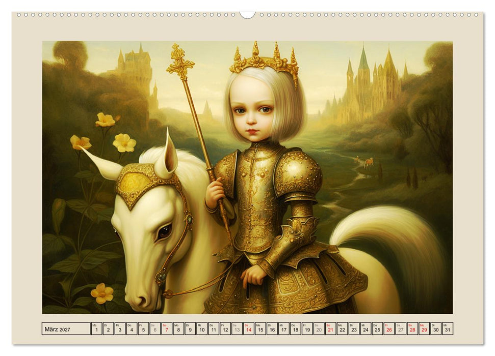 Wunder des Mittelalters. Surrealistische Illustration der keltischen Anderswelt (CALVENDO Wandkalender 2027)
