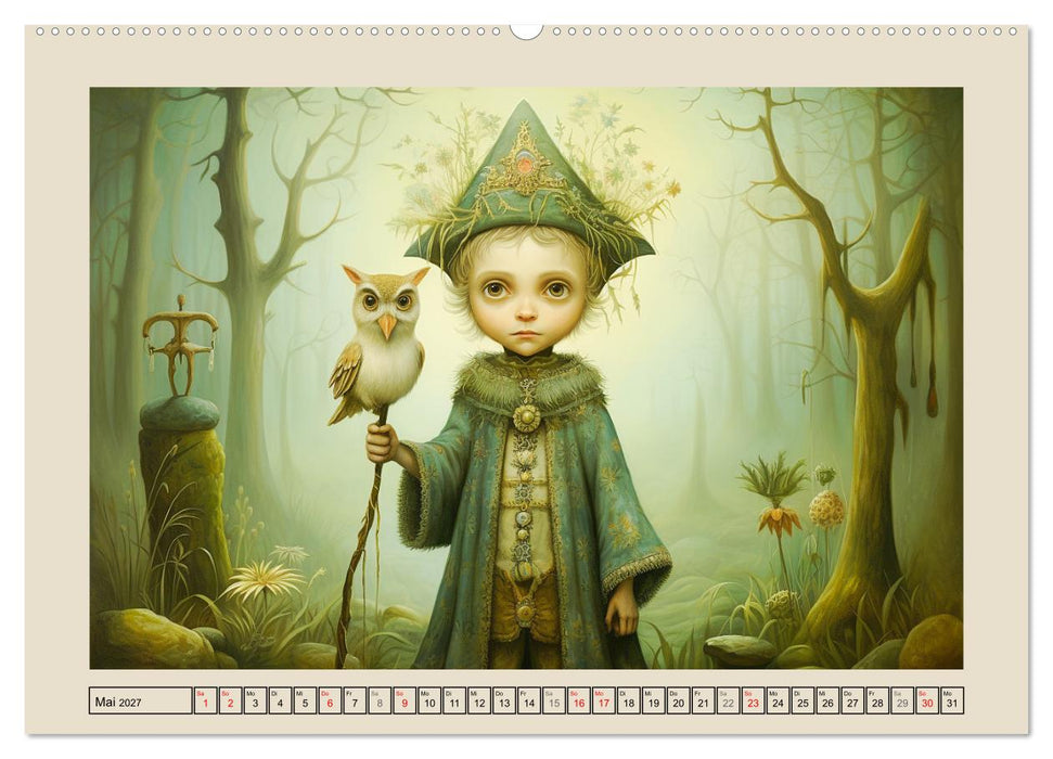 Wunder des Mittelalters. Surrealistische Illustration der keltischen Anderswelt (CALVENDO Wandkalender 2027)