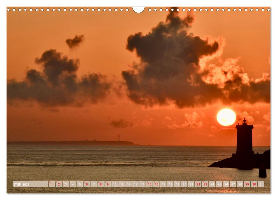 Couchers de soleil sur Kermorvan (CALVENDO Calendrier mensuel 2027)