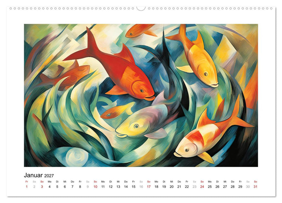 Unterwasserwelt, bunt und wunderschön (CALVENDO Premium Wandkalender 2027)