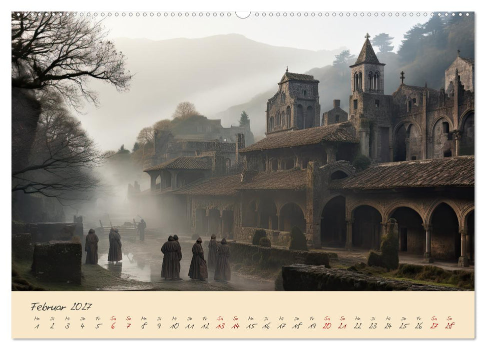 Jahreszeiten im Mittelalter (CALVENDO Premium Wandkalender 2027)