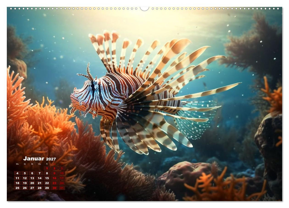 Quer durch die Tierwelt der Erde (CALVENDO Premium Wandkalender 2027)