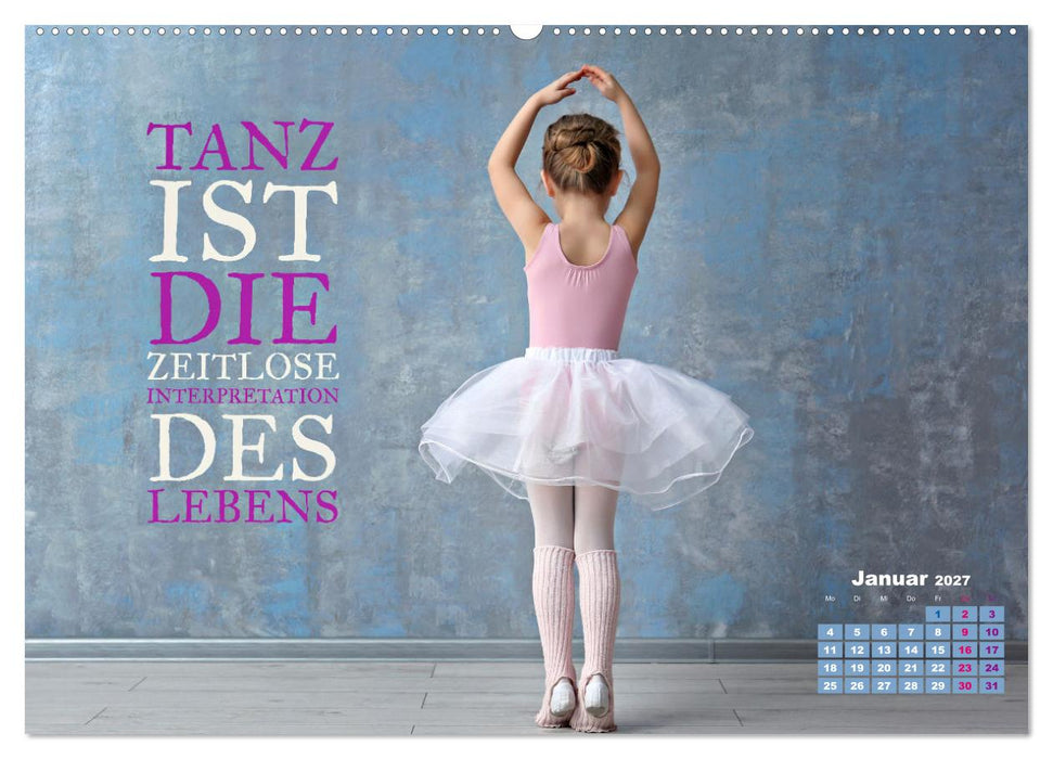 Ballett mit einem Hauch Poesie (CALVENDO Wandkalender 2027)