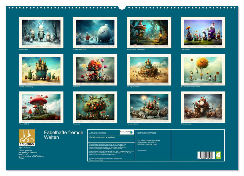 Fabelhafte fremde Welten (CALVENDO Wandkalender 2027)