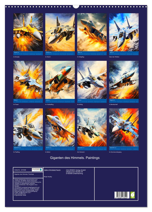 Giganten des Himmels. Paintings (CALVENDO Wandkalender 2027)