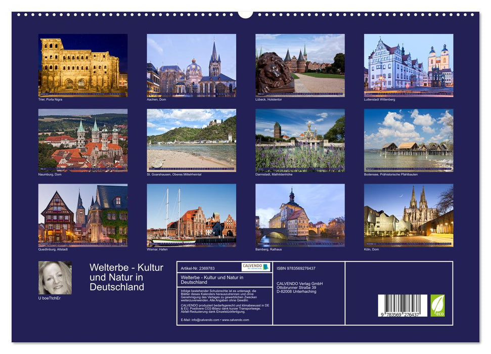 Welterbe - Kultur und Natur in Deutschland (CALVENDO Premium Wandkalender 2027)