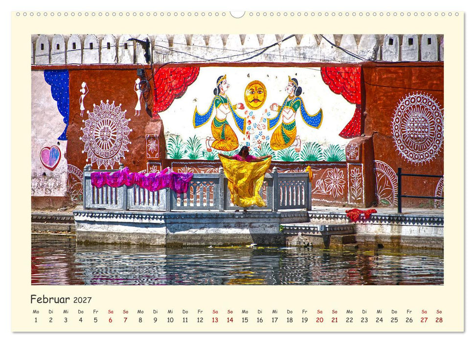 Urlaubsgefühle - INDIEN Impressionen aus Rajasthan (CALVENDO Premium Wandkalender 2027)