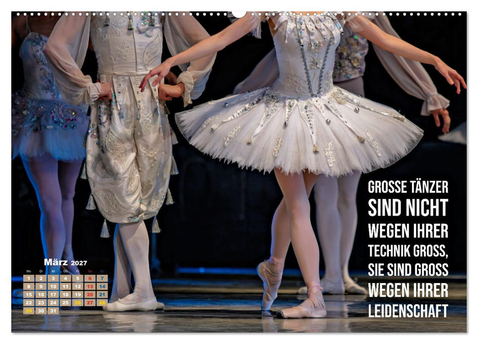 Ballett mit einem Hauch Poesie (CALVENDO Premium Wandkalender 2027)
