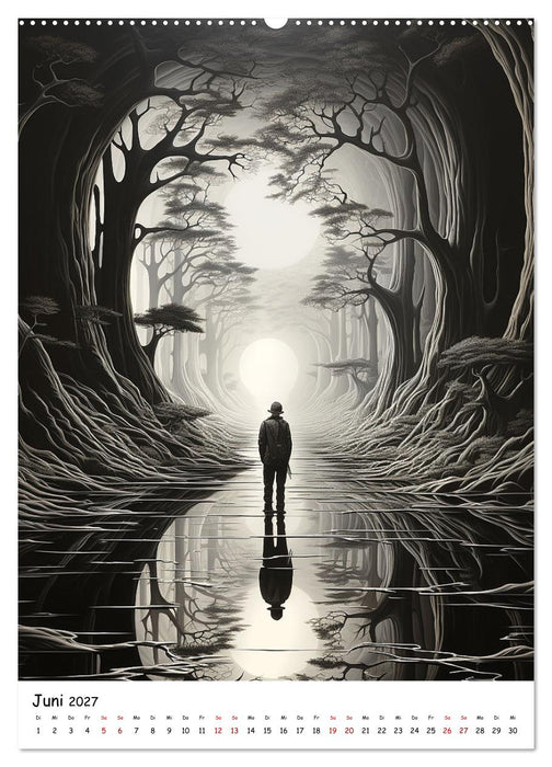 Abstrakte Illusionen (CALVENDO Wandkalender 2027)