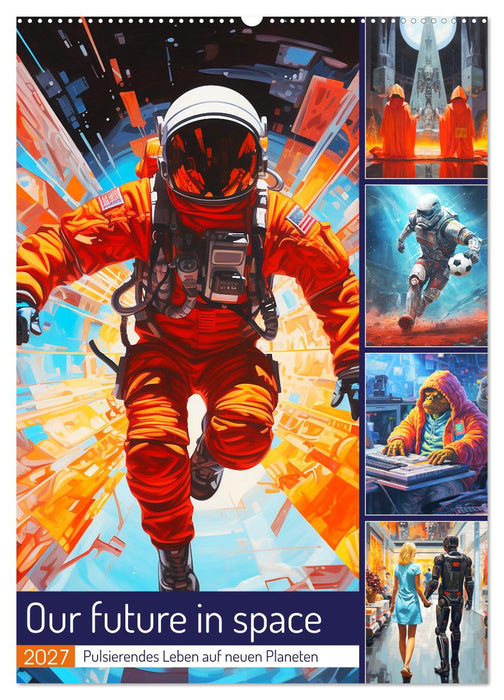 Our future in space. Pulsierendes Leben auf neuen Planeten (CALVENDO Wandkalender 2027)
