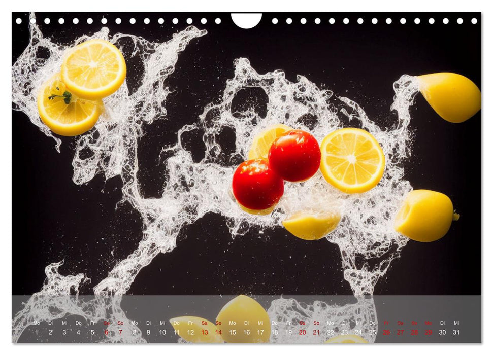 Der große Sprung - Obst und Gemüse tauchen (CALVENDO Wandkalender 2027)