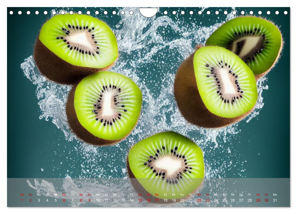 Der große Sprung - Obst und Gemüse tauchen (CALVENDO Wandkalender 2027)