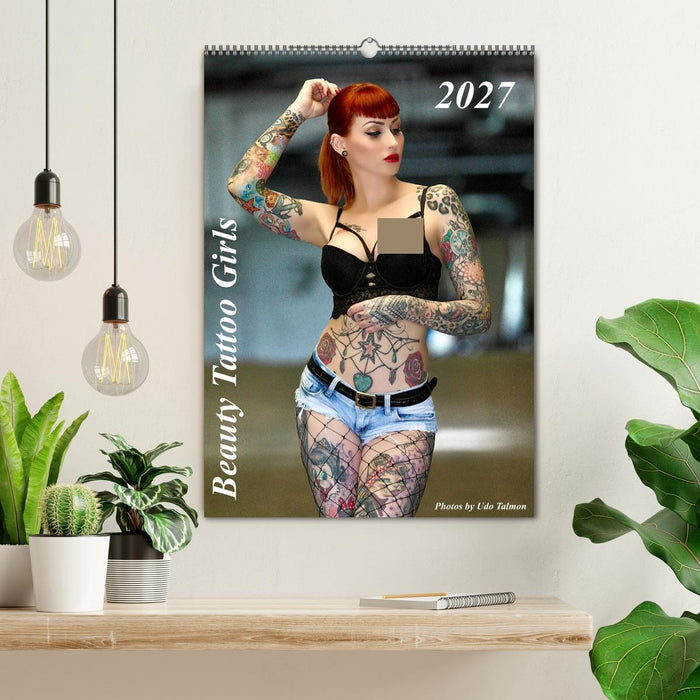 Beauty Tattoo Girls 2027 (CALVENDO Wandkalender 2027)