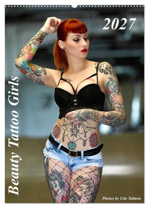 Beauty Tattoo Girls 2027 (CALVENDO Wandkalender 2027)