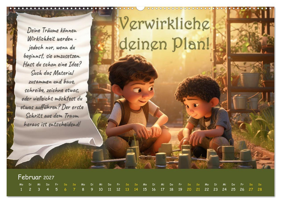 12 Lern-Hacks (CALVENDO Premium Wandkalender 2027)