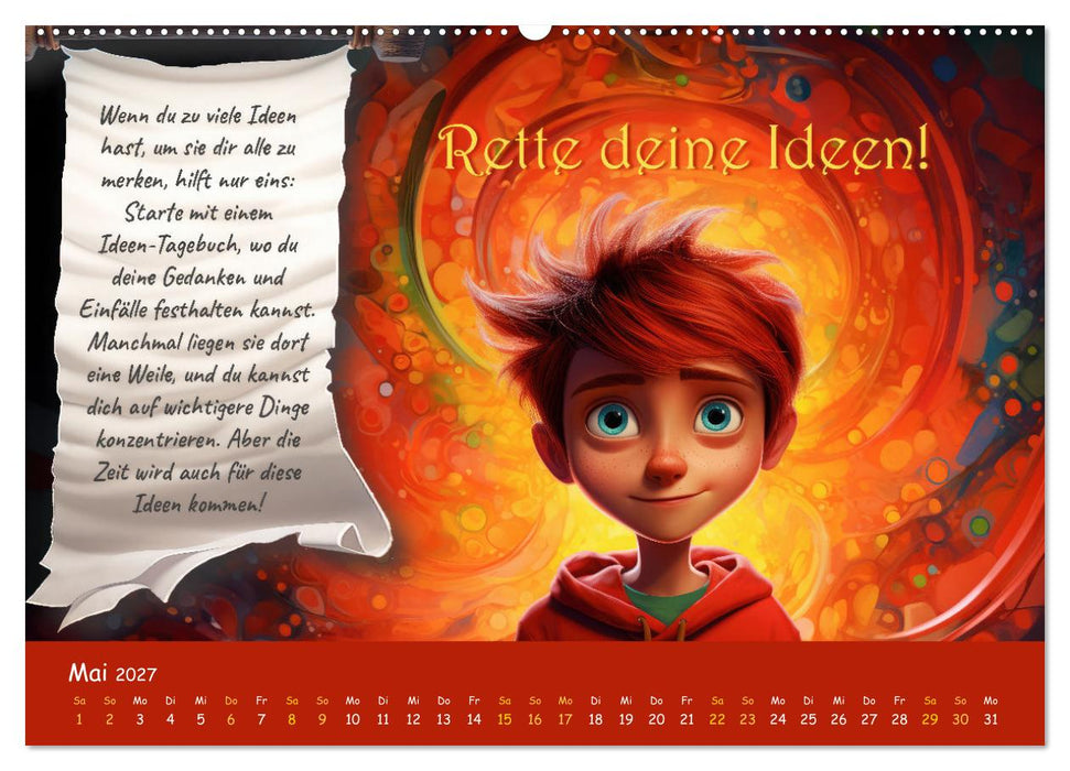 12 Lern-Hacks (CALVENDO Premium Wandkalender 2027)
