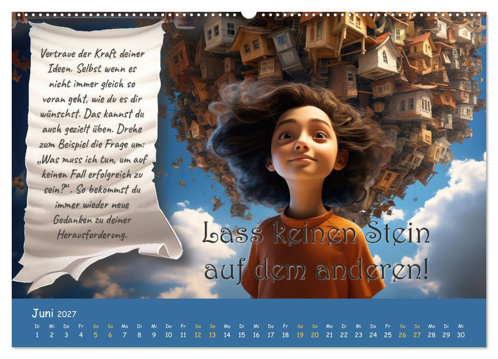 12 Lern-Hacks (CALVENDO Premium Wandkalender 2027)