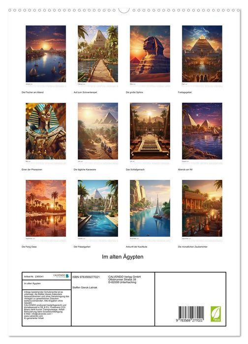 Im alten Ägypten (CALVENDO Premium Wandkalender 2027)