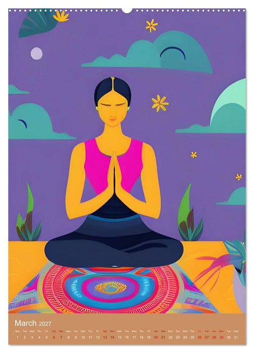Meditation Unites (CALVENDO Monthly Calendar 2027)