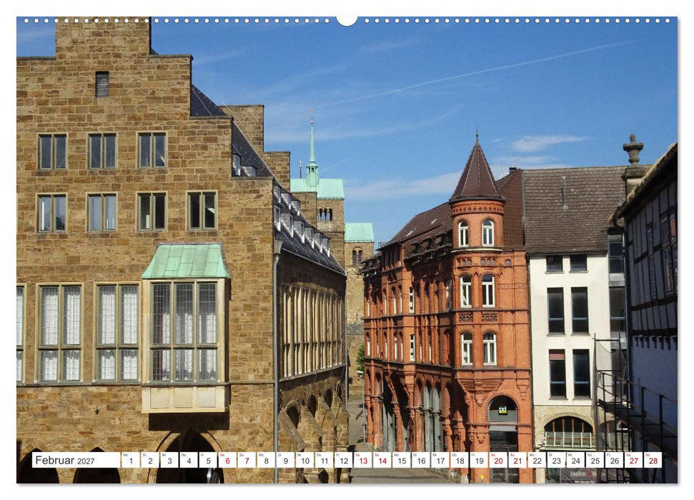 Minden - Eindrücke aus der historischen Stadt an der Weser (CALVENDO Wandkalender 2027)