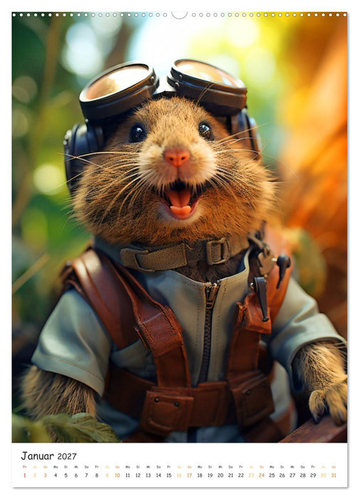 Quokka Business - Die süßesten Kollegen der Welt (CALVENDO Wandkalender 2027)