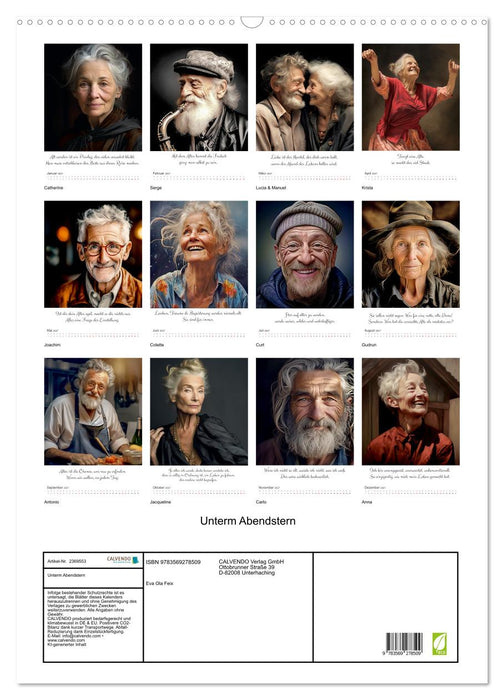 Unterm Abendstern (CALVENDO Wandkalender 2027)