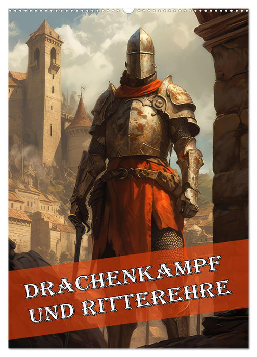 Drachenkampf und Ritterehre (CALVENDO Wandkalender 2027)