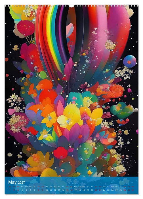 Rainbow Horizons (CALVENDO Monthly Calendar 2027)