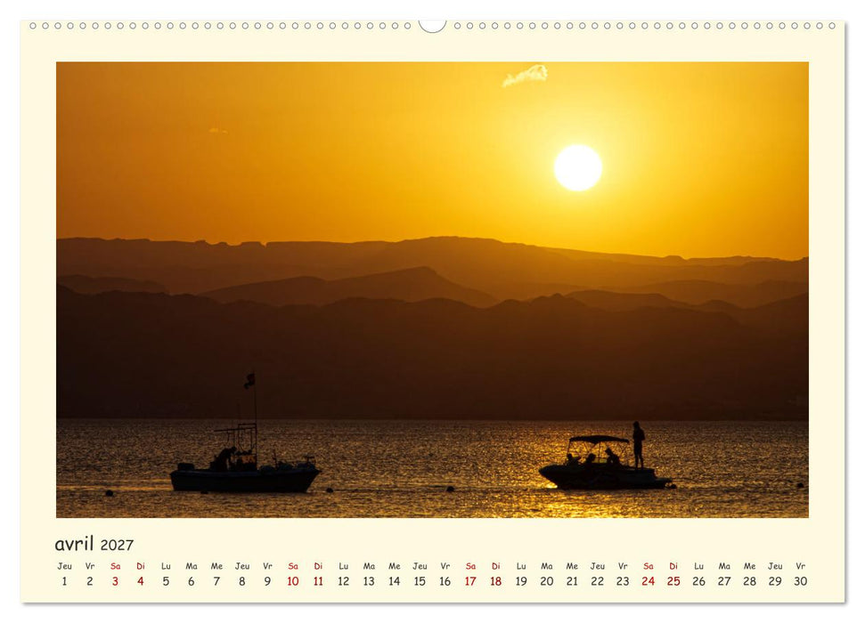 Jordanie - impressions de paysages et d'héritages (CALVENDO Calendrier supérieur 2027)