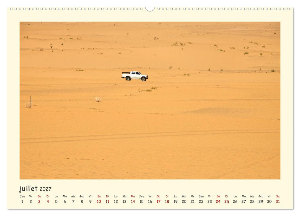 Jordanie - impressions de paysages et d'héritages (CALVENDO Calendrier supérieur 2027)
