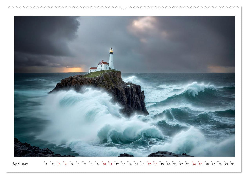 KI Landschaften (CALVENDO Premium Wandkalender 2027)