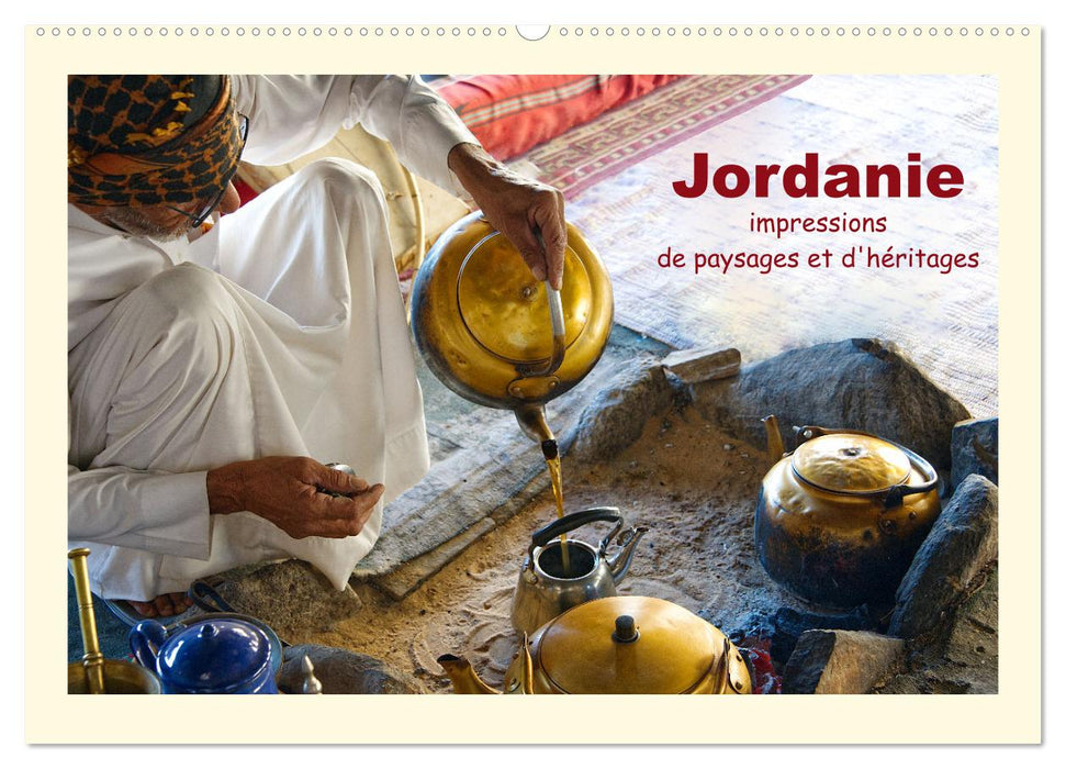 Jordanie - impressions de paysages et d'héritages (CALVENDO Calendrier mensuel 2027)