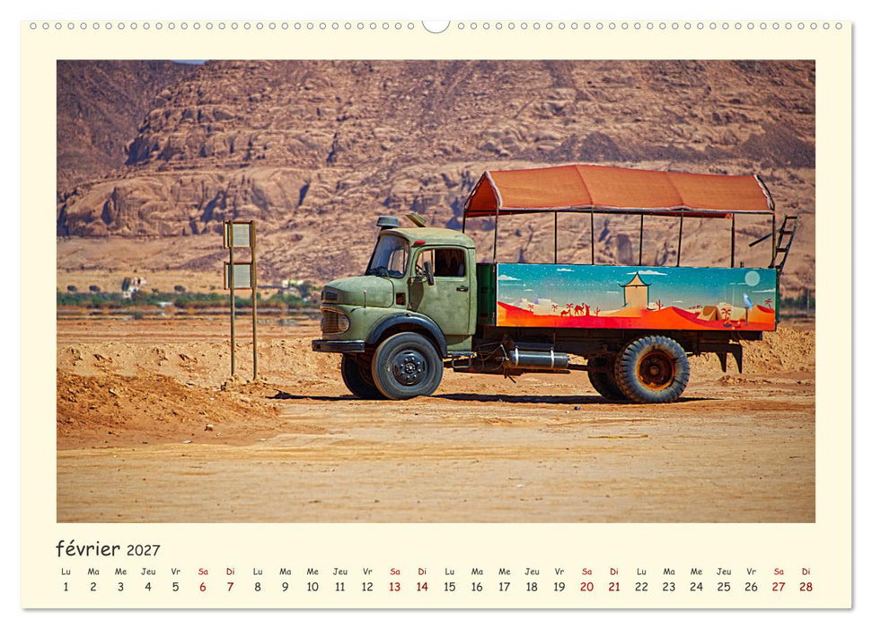 Jordanie - impressions de paysages et d'héritages (CALVENDO Calendrier mensuel 2027)