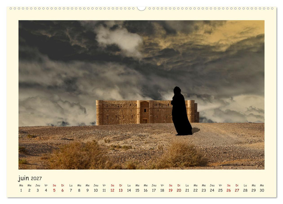 Jordanie - impressions de paysages et d'héritages (CALVENDO Calendrier mensuel 2027)