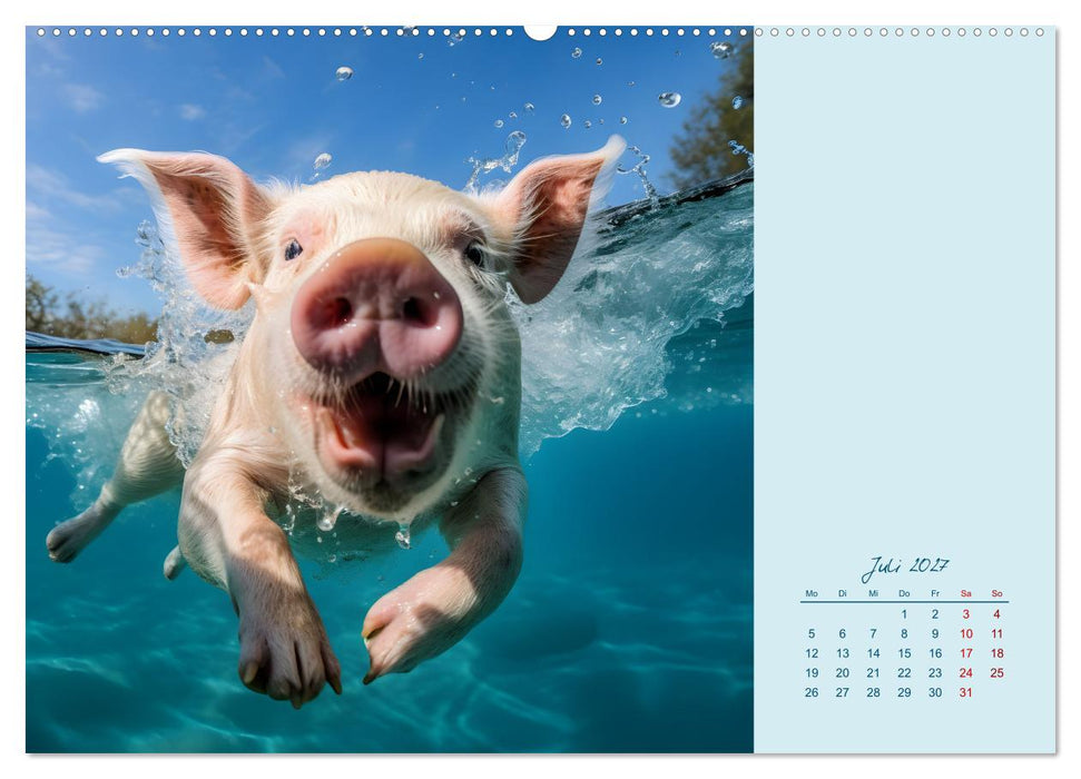 Tierisch gute Wasserspiele (CALVENDO Premium Wandkalender 2027)