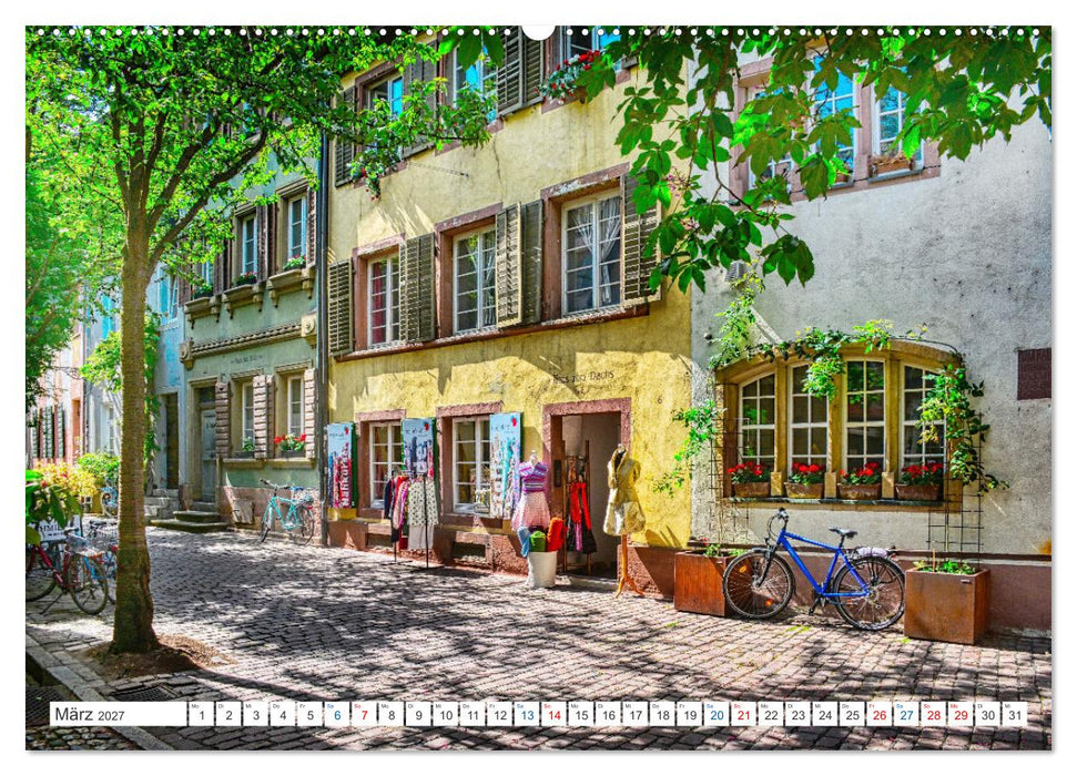 Freiburg - Die entspannte Stadt im Breisgau (CALVENDO Premium Wandkalender 2027)