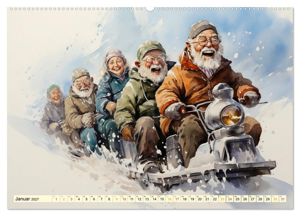 Lustiges Rentner Leben (CALVENDO Wandkalender 2027)