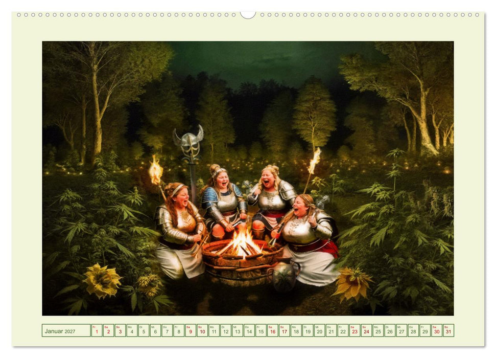 Marihuana-Mythen (CALVENDO Premium Wandkalender 2027)