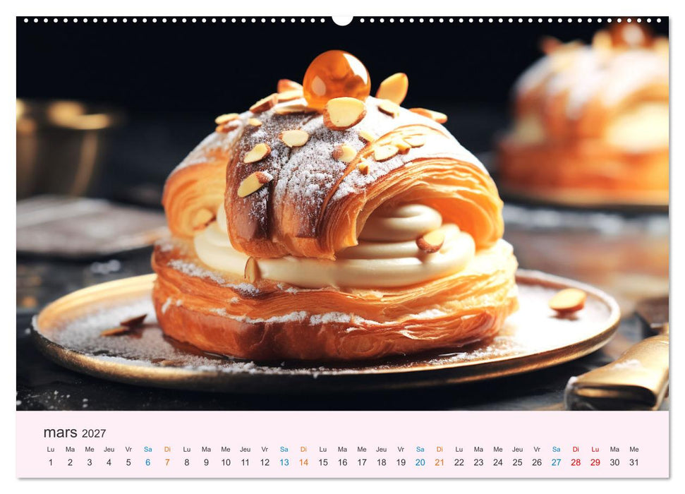 Les délices du temps (CALVENDO Calendrier mensuel 2027)