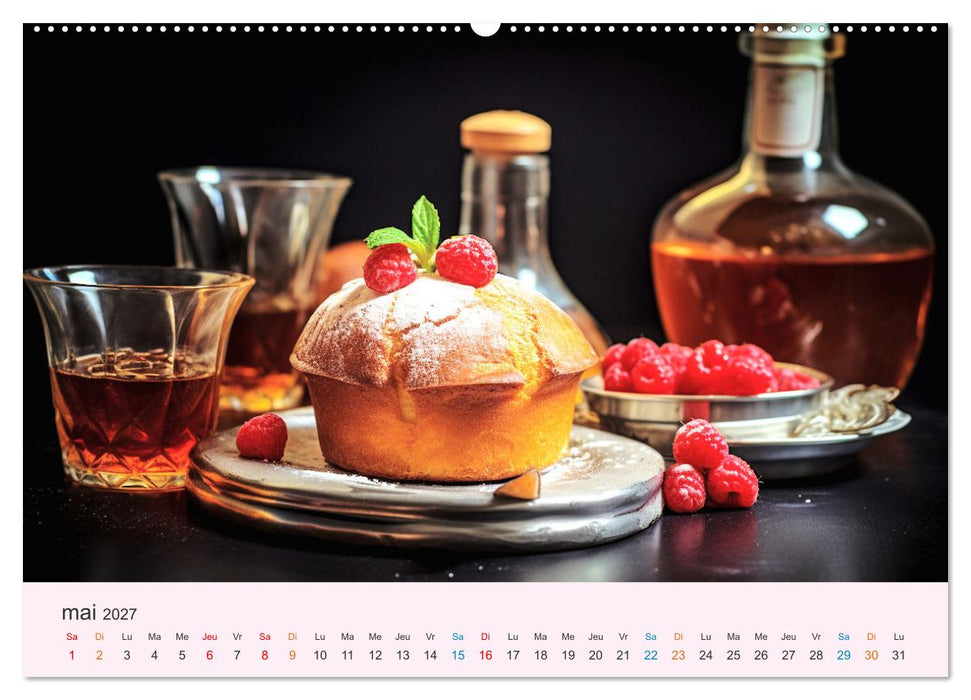 Les délices du temps (CALVENDO Calendrier mensuel 2027)