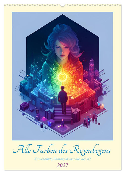 Alle Farben des Regenbogens (CALVENDO Wandkalender 2027)